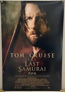 PÓSTER ORIGINAL DE LA PELÍCULA THE LAST SAMURAI DS ROLLADO DE UNA HOJA TOM CRUISE 2003 - Imagen 1 de 1