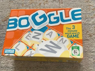 2005 Vintage Boggle 3 Minute Word Search Game Hasbro Parker Brothers - Image 1 of 3