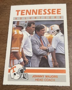 JOHNNY MAJORS / 1989 TENNESSEE VOLS /KERN’S BREAD FOOTBALL CARD / SUPER RARE VOL - Picture 1 of 2