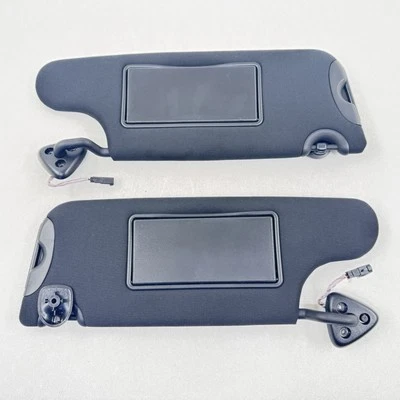 VISERA SOLAR IZQUIERDA Y DERECHA DODGE CHALLENGER 15-23 PAR DE SOMBRAS DE VISERA SOLAR NEGRA OEM Foto 1 de 4