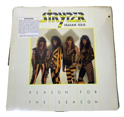 STRYPER Reason for the Season Shrink Wrap W Hype 12" 1984 Enigma 70777-0 Vinyl - Image 1 of 2
