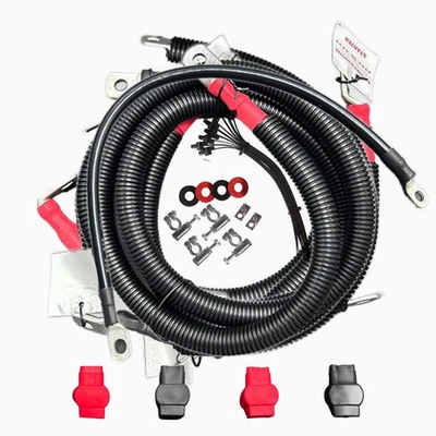 4437/90 Battery Cable Fit for Ford F250 F350 2003-2007 6.0L PowerStroke 2/0 Wire - Image 1 of 4
