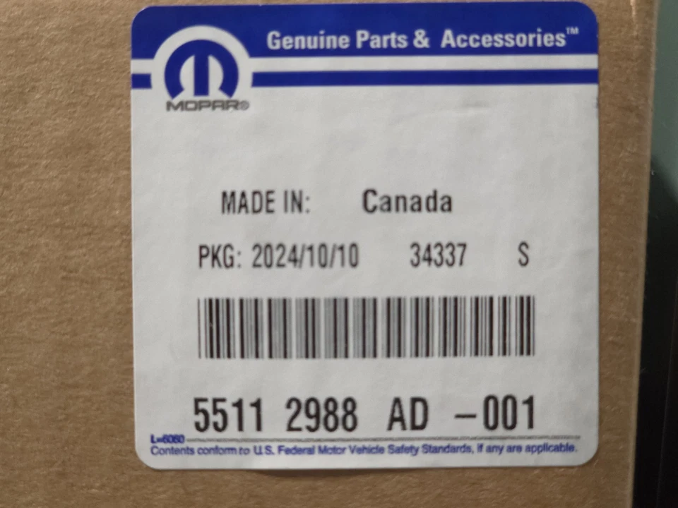 Genuine OEM Mopar Ram 55112988AD Passenger RH Tail Lamp Assy 2019-2024 Ram 1500 - Image 1 of 1