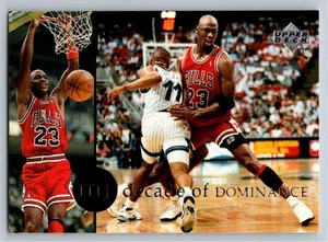 MICHAEL JORDAN 1994 CUBIERTA SUPERIOR DÉCADA DE DOMINIO AIRE RARO #78 CHICAGO BULLS - Imagen 1 de 2