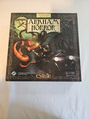 Arkham Horror: A Call of Cthulhu Board Game Revised Printing Complete w/ Rules - Image 1 of 4