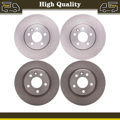 4 rotores de freno delanteros traseros OE para Volkswagen EuroVan 2,5 L 2,8 L Foto 1 de 4