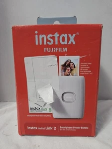 Fujifilm Instax Mini Link 2 Printer Bundle - White - Picture 1 of 6