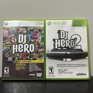 DJ Hero 1 & 2 Bundle (Microsoft Xbox 360) - Picture 1 of 3