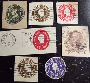 US BRIEFMARKEN - POSTKARTE GESCHNITTENE QUADRATE - ANFANG BIS MITTE 20. JAHRHUNDERT #2 - KOSTENLOSER US-VERSAND - Bild 1 von 1