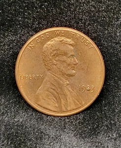 1983 Lincoln Memorial Cent Filled In Eight - Picture 1 of 4