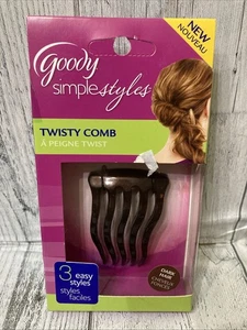 Goody Simple Styles Twisty Comb for Dark Hair - Picture 1 of 1