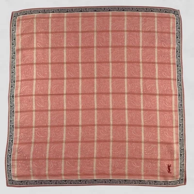 Pañuelo vintage Yves Saint Laurent pañuelo pañuelo pañuelo cuadrado de bolsillo Foto 1 de 4