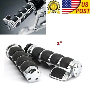 1" Handle Bar Hand Grips for Yamaha Road Star XV 1600 1700 Midnight Silverado - Picture 1 of 12