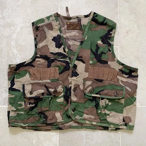 Vintage Caliber Brand Camo Hunting Vest Large - Picture 1 of 7
