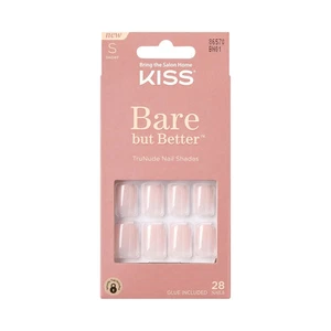 KISS TruNude Uñas Falsas 28 Unidades Hágalo Usted Mismo Calidad Salón Juego de Uñas Desnudas L - Imagen 1 de 5