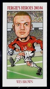 MANCHESTER UNITED - FERGIES HEROES 2003/04 - #05 - WES BROWN - Bild 1 von 1