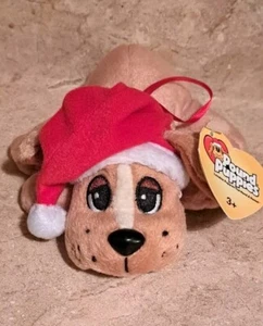 NWT 2006 MATTEL TAN POUND PUPPY DOG CHRISTMAS ORNAMENT 6.5" BEAN BAG PLUSH! - Picture 1 of 12