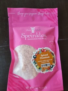 PINK ZEBRA WAX SPRINKLES IN FACTORY SEALED BAG 3.75OZ NEW! Spiced Chestnut - Picture 1 of 1