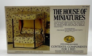 The House of Miniatures - #40014 - Chippendale Canopy Bed/free Shipping - Picture 1 of 5