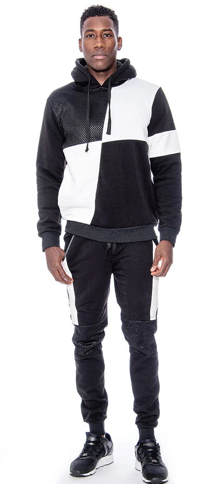 9 Coronas Para Hombre Otis Calce Moderno Forrado de Vellón Traje de Sudadera Pantalones Sudadera Chándal Foto 1 de 1