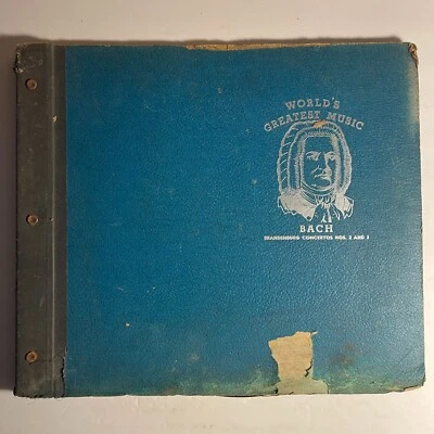 Bach ‎– Brandenburg Concertos Nos. 2 And 3 12", 78 RPM 1938 Philharmonic Transcr - Image 1 of 3