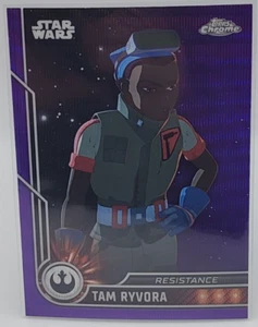 Topps Chrome Star Wars - Tam Ryvora - Purple Wave Refractor - 38 - Picture 1 of 2