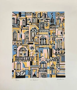 Osvaldo Gutierrez | Original Siebdruck Serigrafie | Kubanisch | Arte Cubano | COA - Bild 1 von 4