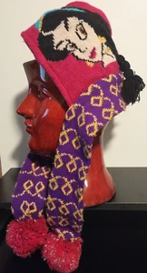 Principessa Gelsomino Aladino Maglia Berretto Beanie Poof Sciarpa Treccia Disney Pom Filippine - Foto 1 di 9