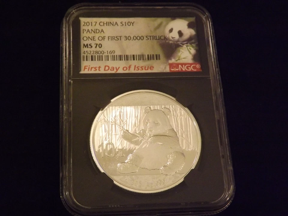 2017    10 Yn                    PANDA                NGC  MS 70 - Image 1 of 2