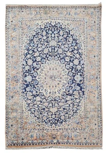 Increíble alfombra de lana Asfhoun tribal vintage anudada a mano 6 x 4 pies - Imagen 1 de 9