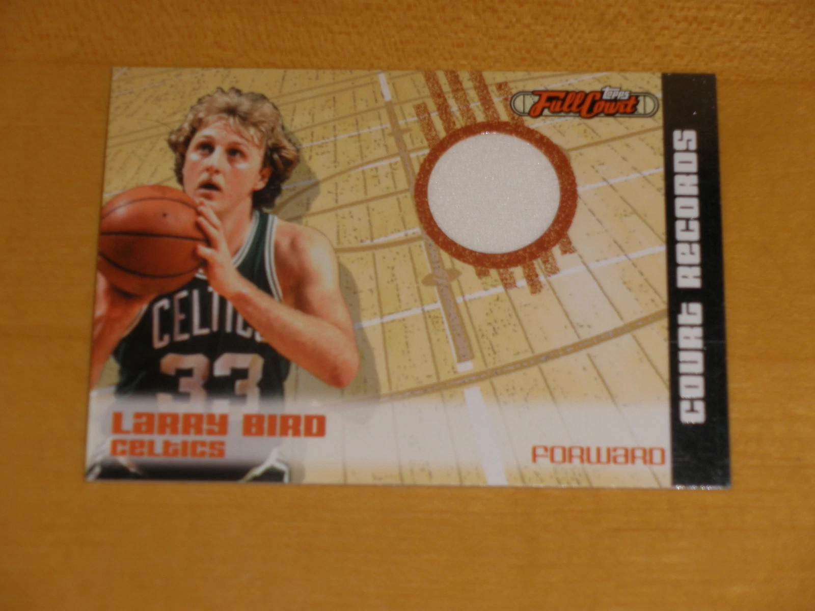 2006-07 Topps Full Court Records Game Used Jersey #1 Larry Bird 231/499