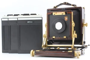 New Bellows [N MINT] Wista Field 45DX Ebony Wood 4x5 Large Format Camera JAPAN - Picture 1 of 14