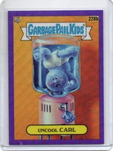 2023 GPK Garbage Pail Kids C6 228b Uncool Carl 38/250 Purple Wave Refractor FS&H - Bild 1 von 2