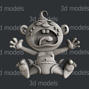 3D STL Modelle für CNC, Artcam, Aspire, Baby - Bild 1 von 4