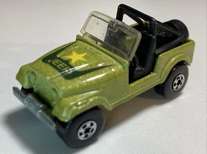 Jeep CJ-7 HTF BLACKWALL ORIGINAL '88 COLOR HOT WHEELS BONITO MF VERDE SUELTO - Imagen 1 de 8