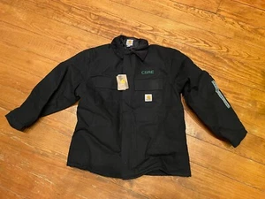 NWT-Carhartt 0c003-M Duck Traditional Arctic Quilt Lined Coat - Black XLG CBRE - Picture 1 of 6