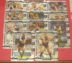 2017 Team Coach Fremantle Dockers 11 Gold Parallel cards - Hamling, McCarthy - Picture 1 of 1