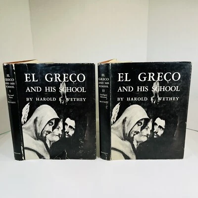 EL GRECO AND HIS SCHOOL (2 Vols) by Harold E. Wethey HCDJ 1962 First Ed. NF - Image 1 of 4
