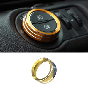 For Buick Regal 2009-2016 Headlight Switch Control Button Trim Aluminum Golden - Imagen 1 de 5