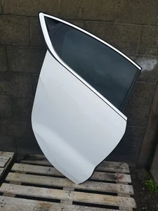 CITROEN DS4 2012 DRIVER RIGHT SIDE REAR COMPLETE DOOR IN WHITE PAINT CODE EWP - Picture 1 of 23