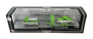 2022 M2 Machine 1964 Dodge A100 Camper Van & 1941 Willys Coupe Model Gold chase - Picture 1 of 8