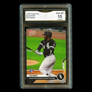 Luis Robert RC 2020 Topps Now Rookie White Sox #11 Gem MT 10 - Picture 1 of 3