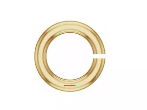 Anillo de salto abierto calibre 18ga oro amarillo 18k OD 6mm ID HECHO EN EE. UU. - Imagen 1 de 2