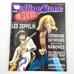 Rolling Stone Magazine Issue 453 January 1991 Led Zeppelin Skyhooks Ramones - Picture 1 of 8