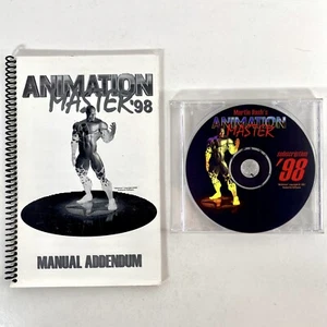 Martin Hash Animation Master ‘98 Vintage 3D Modeling Software Disc & Manual - Picture 1 of 7