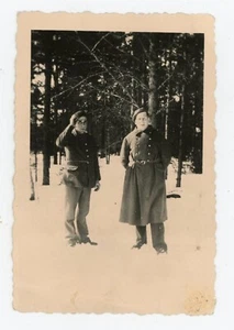 FOTO, WK2 STALAG I 17 2 Militär Schnee Kriegsgefangener Stempel Geprüft - Bild 1 von 2