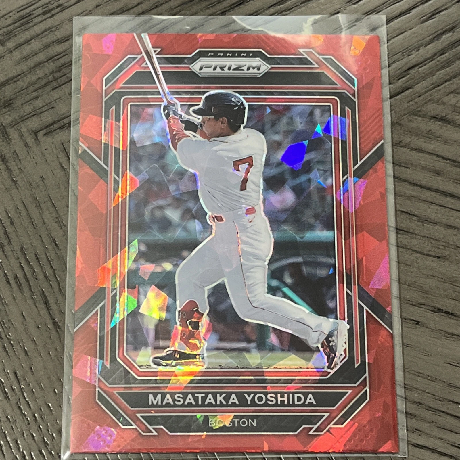 2023 Panini Prizm Baseball Red Ice Masataka Yoshida RC Rookie Boston Red Sox #1