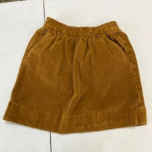 Crewcuts Skirt Girls 10 Brown Corduroy Short Stretch Waist Pockets J.Crew - Picture 1 of 9