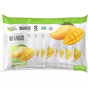 Paradise Green Premium Dried Mango Slices, 8 Bags x 3.5 oz - Picture 1 of 3