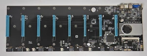 BTC-S37 Mining Motherboard CPU Set 8 Video Card Slot Support DDR3 Memory - Picture 1 of 10